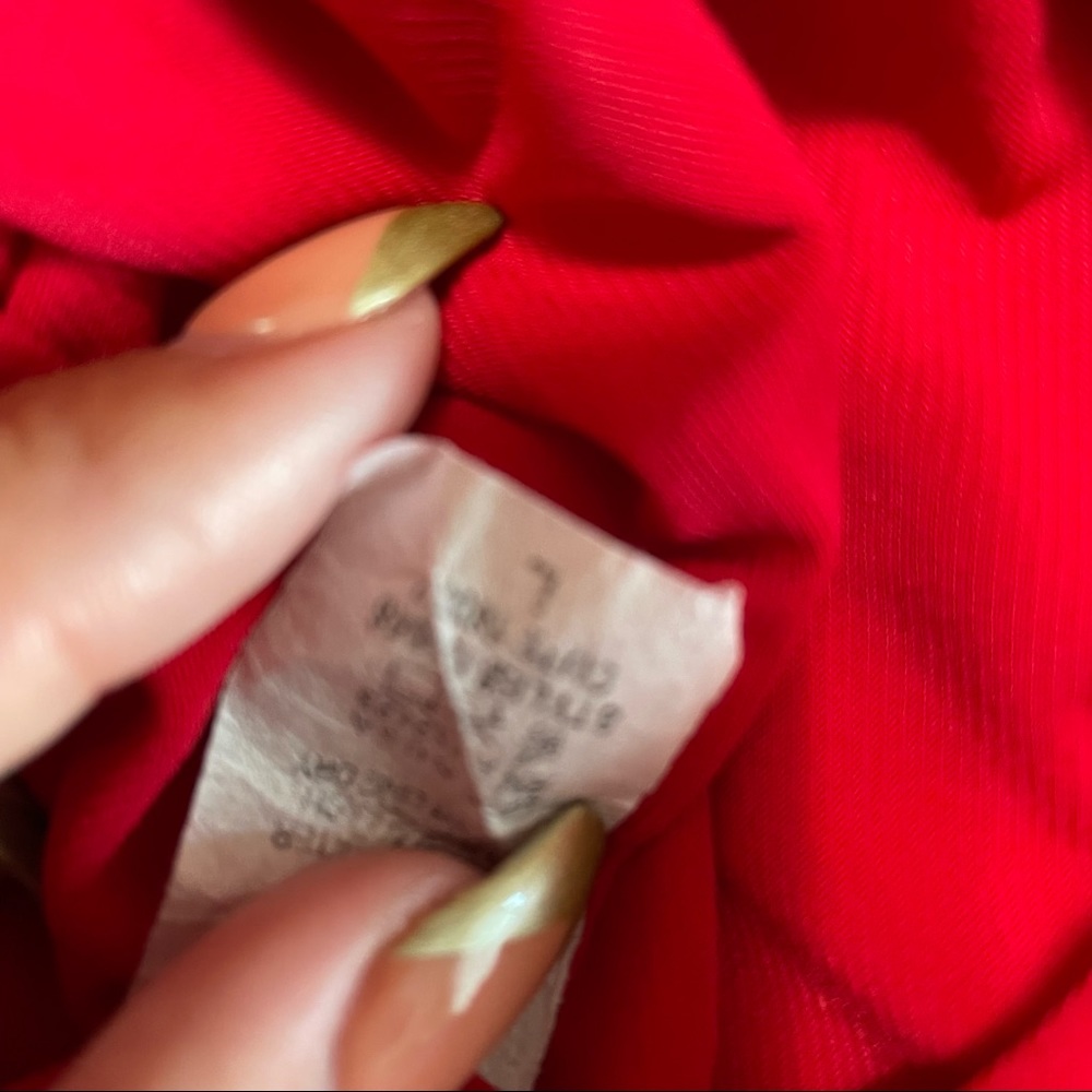 💥Fashion Nova Tokoyo Deep Halter Neck Red Bodysuit💥 - Picture 7 of 7